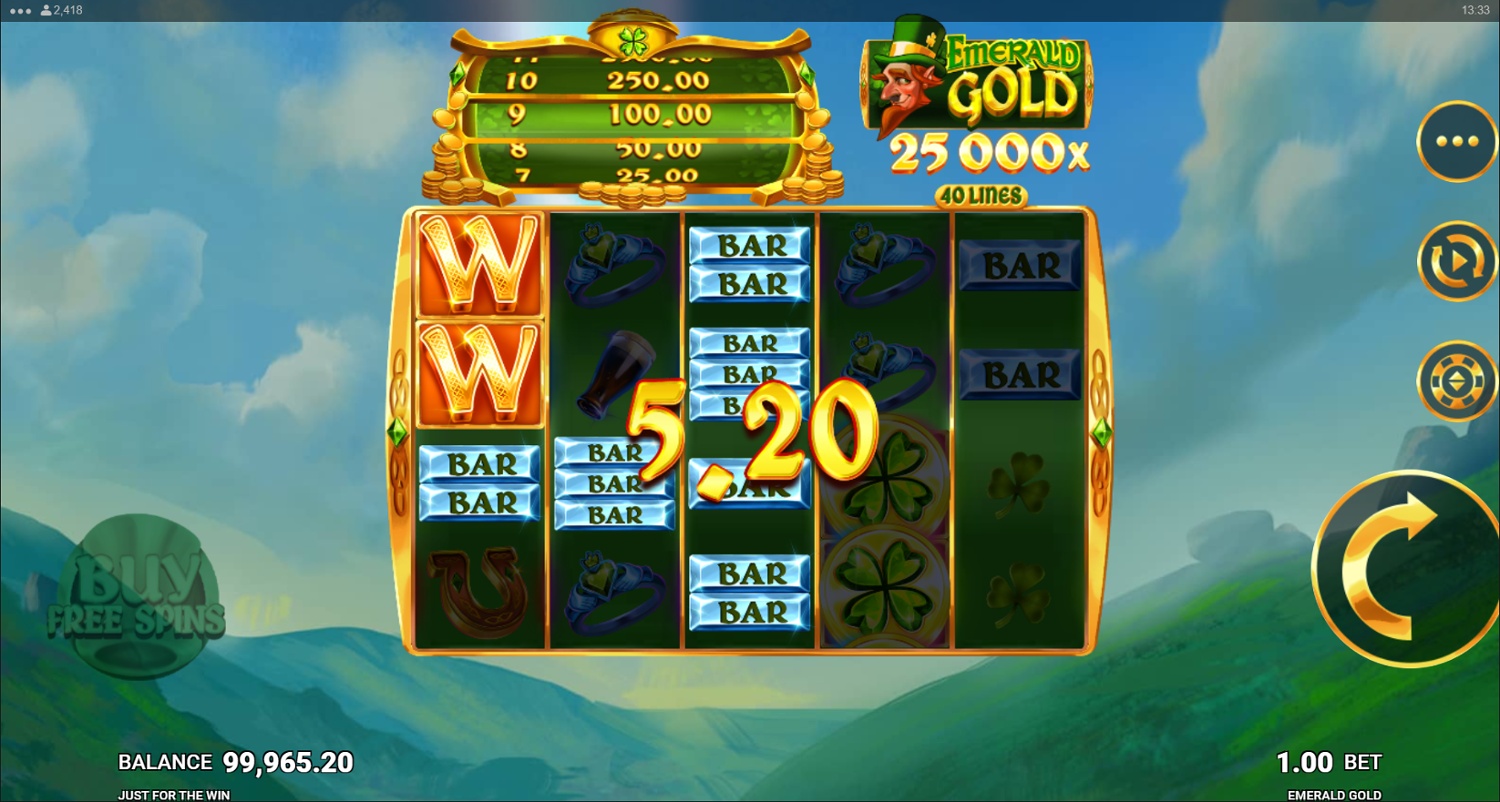 Screenshot Emerald Gold 1 