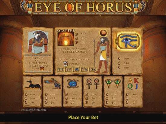 Screenshot Eye of Horus 6 