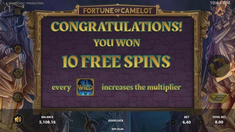 Screenshot Fortune of Camelot 4 