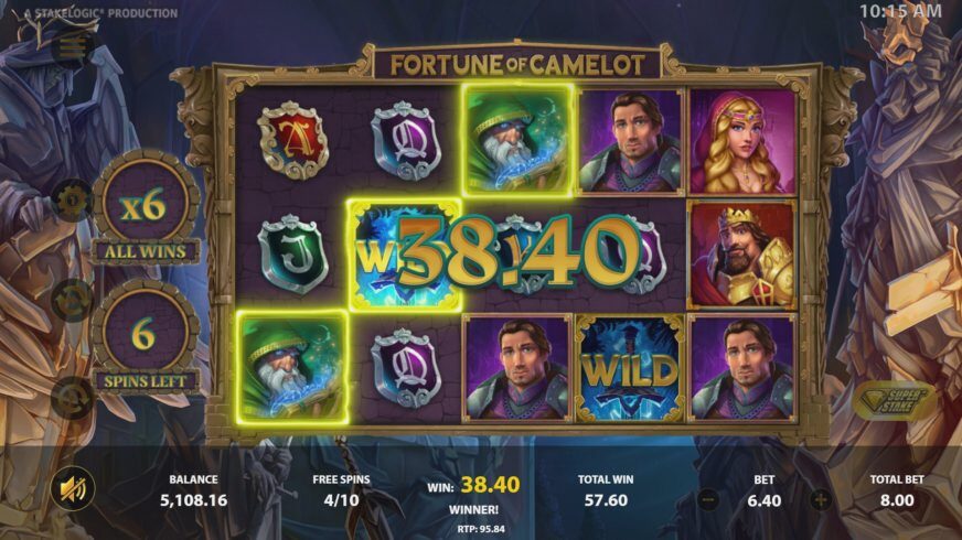 Screenshot Fortune of Camelot 6 