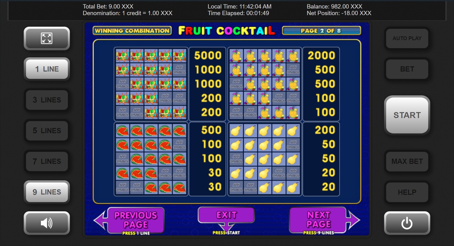 Screenshot Fruit Cocktail 3 