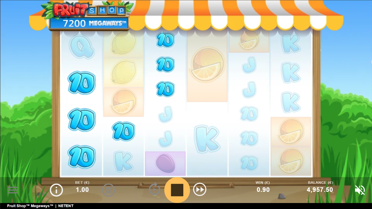 Screenshot Fruit Shop Megaways 1 