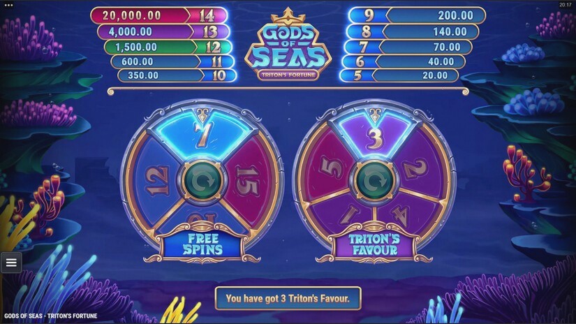 Screenshot Gods of Seas Tritons Fortune 8 