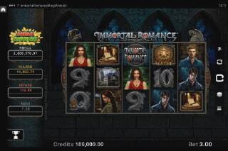 Screenshot Immortal Romance Mega Moolah 1 