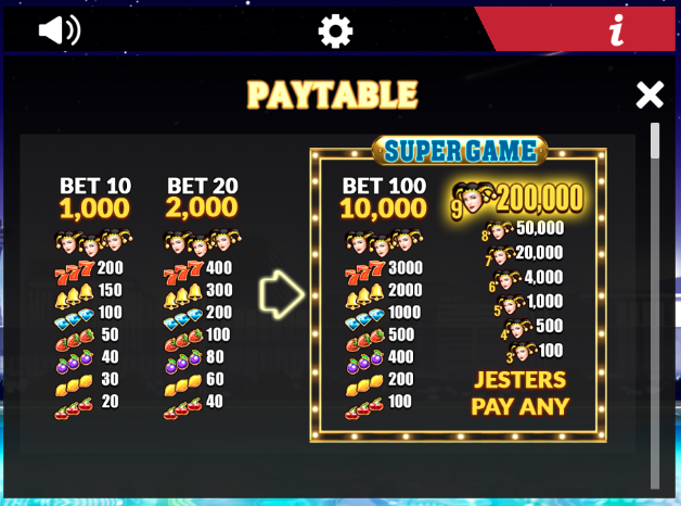 Screenshot Jackpot Jester 200000 2 