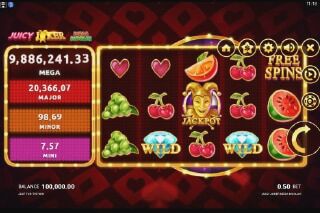 Screenshot Juicy Joker Mega Moolah 1 