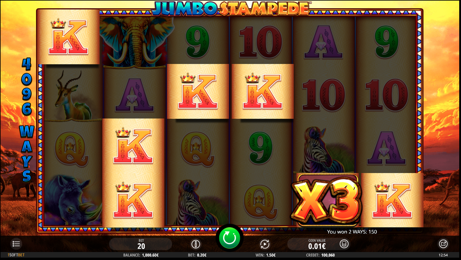 Screenshot Jumbo Stampede 2 