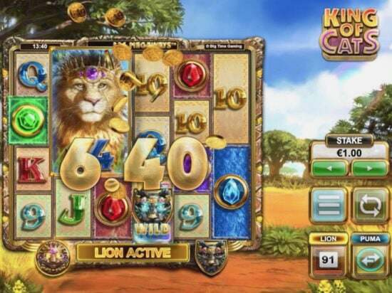 Screenshot King of Cats Megaways 1 