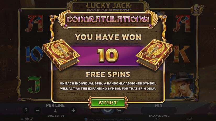 Screenshot Lucky Jack – Book Of Rebirth 3 