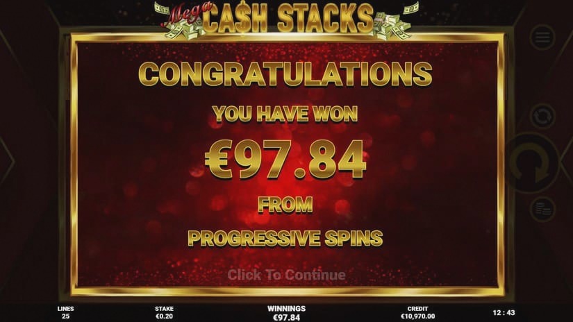 Screenshot Mega Cash Stack 9 