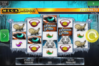 Screenshot MegaJackpots Siberian Storm 1 