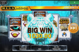 Screenshot MegaJackpots Siberian Storm 2 