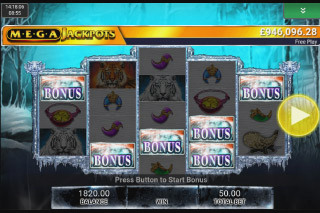 Screenshot MegaJackpots Siberian Storm 4 