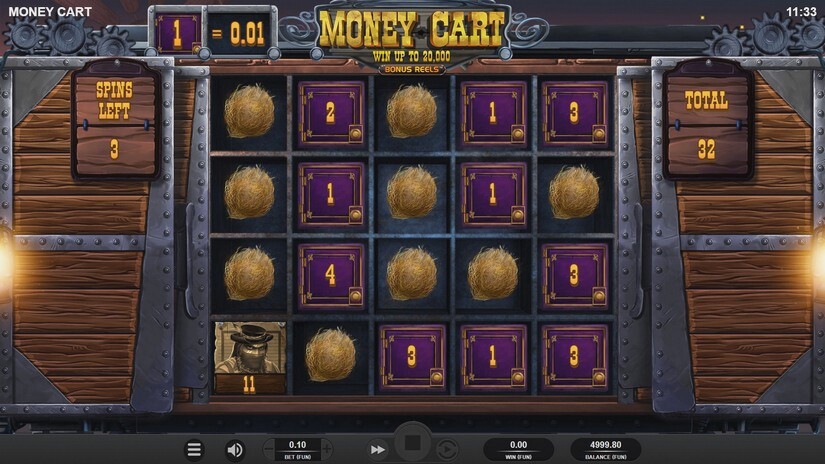 Screenshot Money Cart Bonus Reels 3 