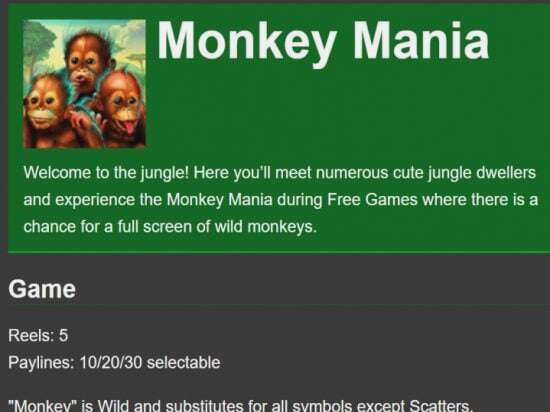 Screenshot Monkey Mania 6 