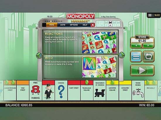 Screenshot Monopoly Megaways 10 