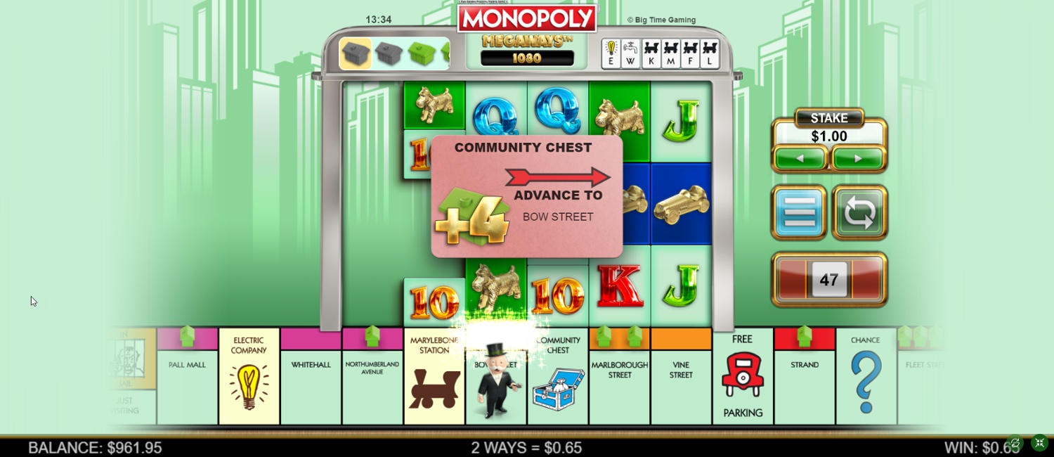 Screenshot Monopoly Megaways 2 