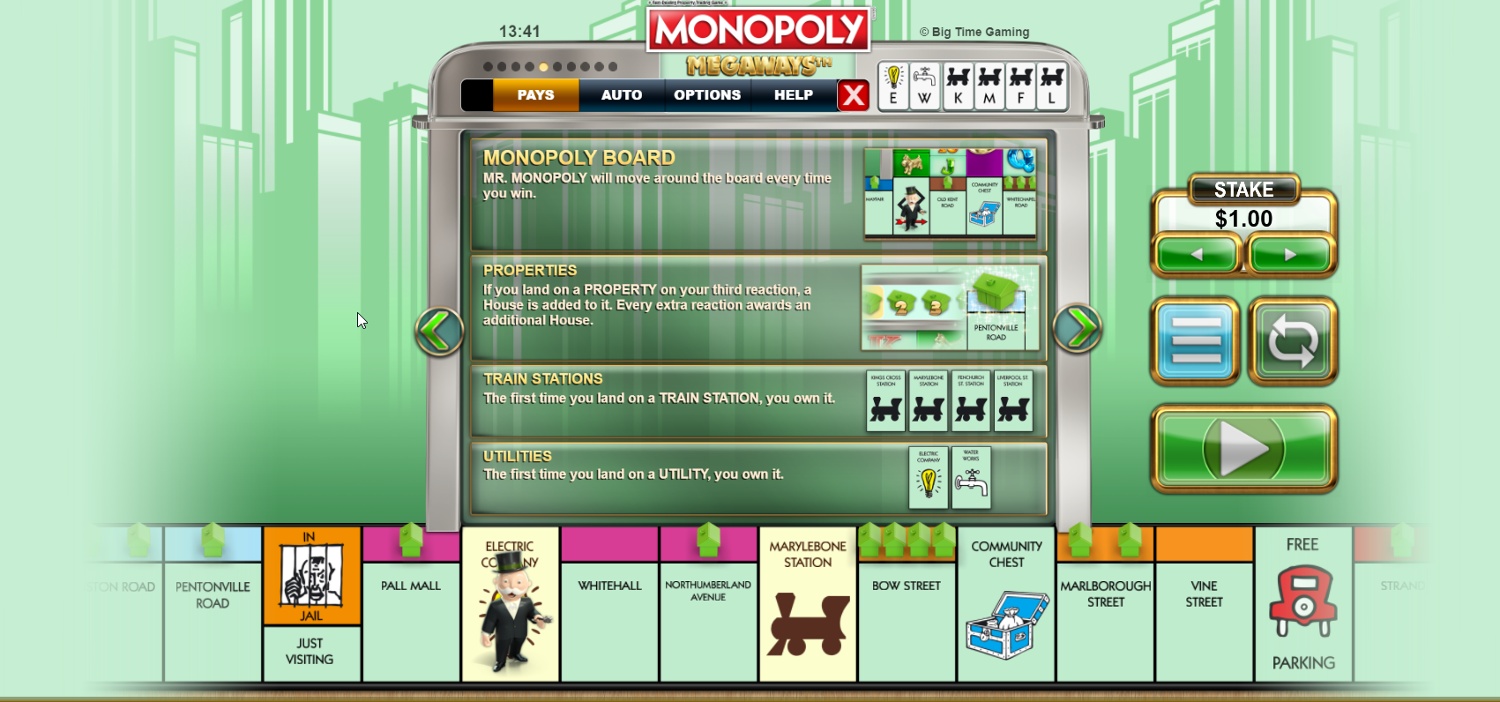 Screenshot Monopoly Megaways 3 