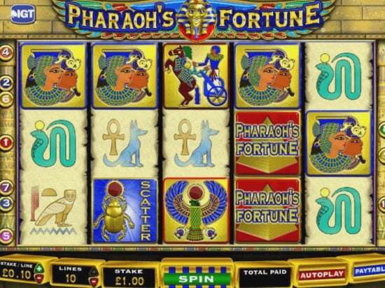 Screenshot Pharaoh’s Fortune 1 