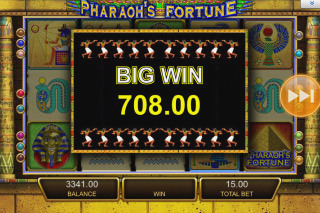 Screenshot Pharaoh’s Fortune 8 