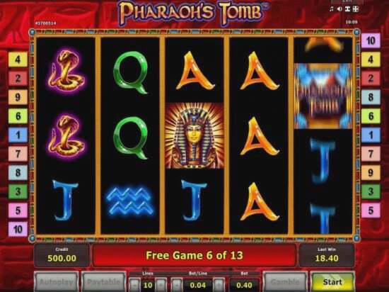 Screenshot Pharaoh’s Tomb 1 