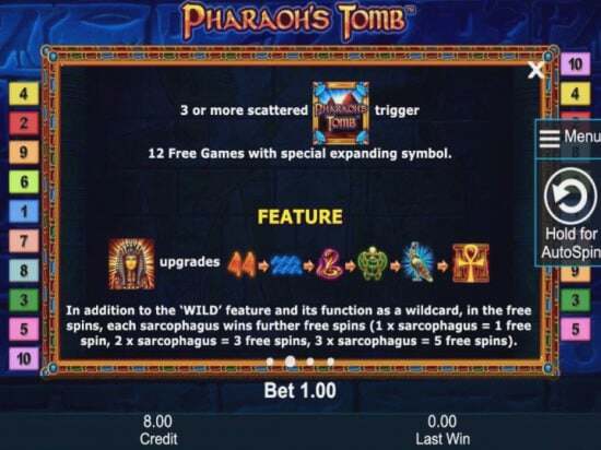 Screenshot Pharaoh’s Tomb 6 