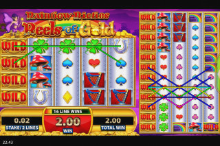 Screenshot Rainbow Riches Reels of Gold 3 