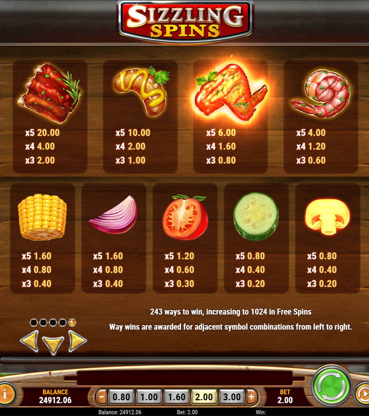 Screenshot Sizzling Spins 2 