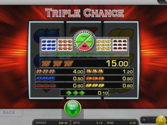 Screenshot Triple Chance 4 