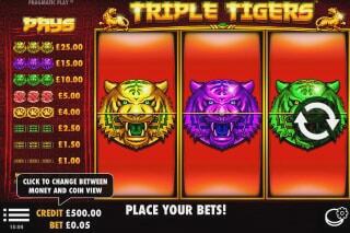 Screenshot Triple Tigers 1 