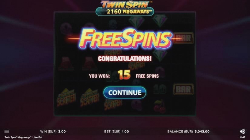 Screenshot Twin Spin Megaways 6 