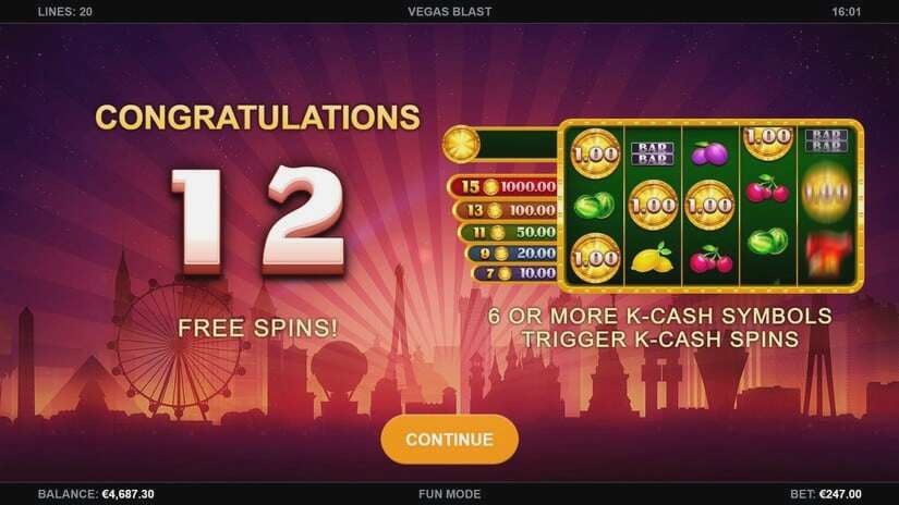 Screenshot Vegas Blast 6 