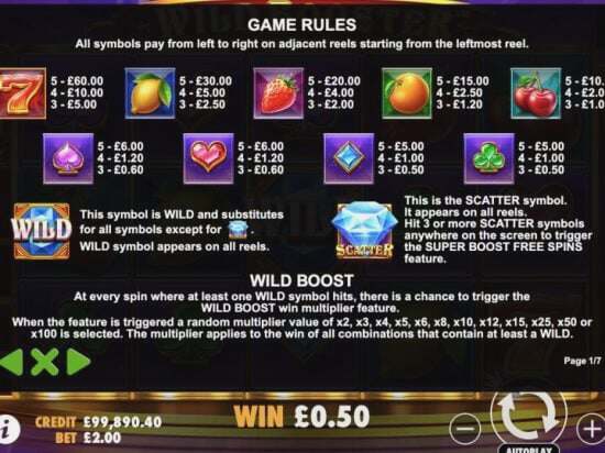 Screenshot Wild Booster 6 